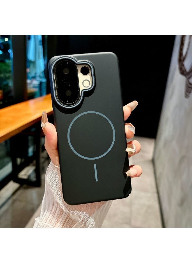 Compatible with Vivo X200 FE Case ,Matte material texture, Supports magnetic charging, Anti fingerprint, Dirt resistant, Minimalist style,Vivo X200 FE back cover - Image 1